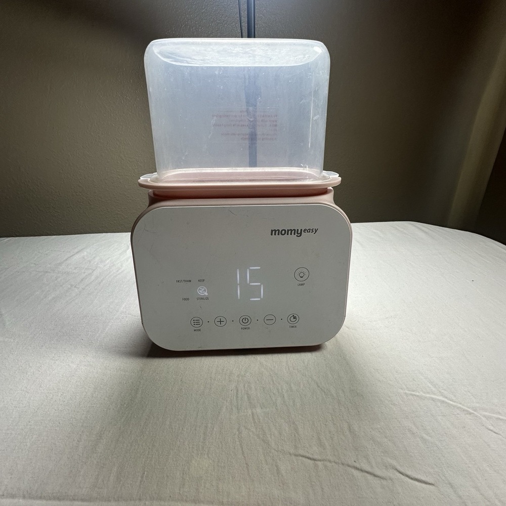 MOMYEASY Baby‎ Bottle Warmer 7in1 Food Heater & Defroster LCD Display Pink Works
